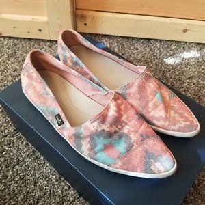 Peach & Teal Sanuk Loafers